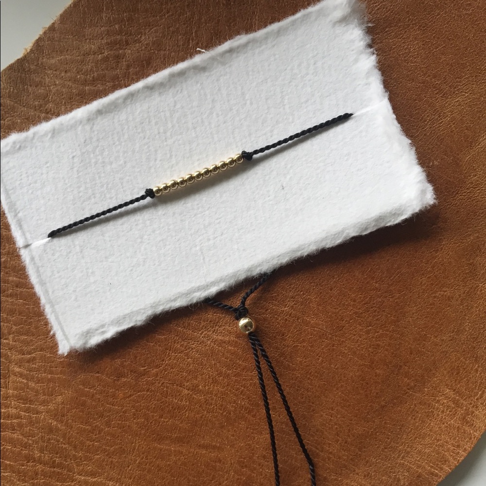 ✨Dainty Silk 14k Gold Bracelet